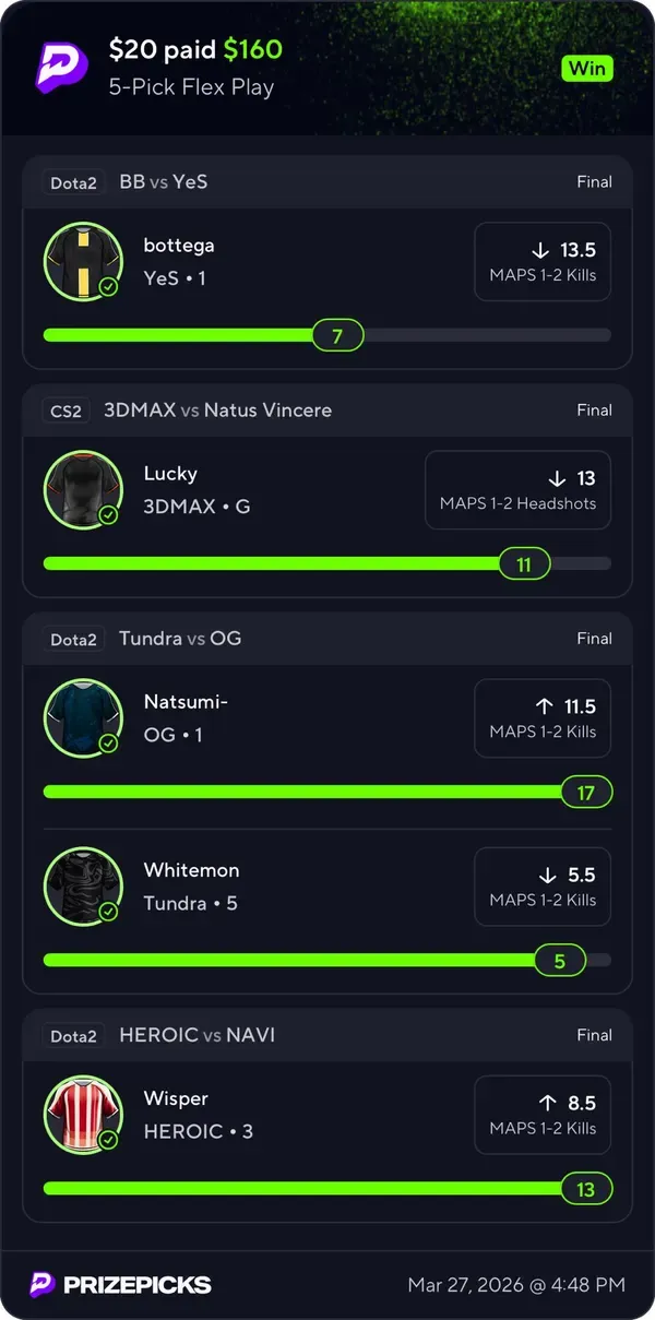 Member winning slip
