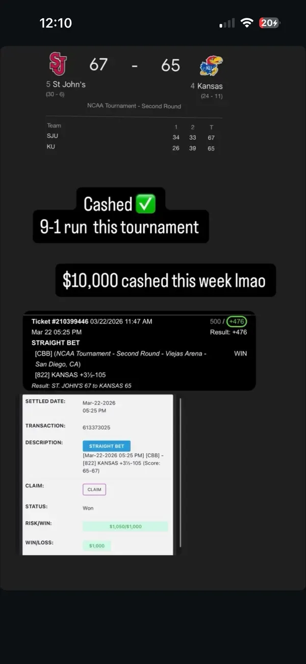 Member winning slip
