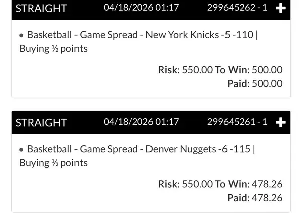 Member winning slip