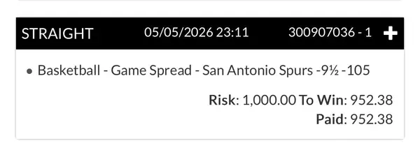 Member winning slip