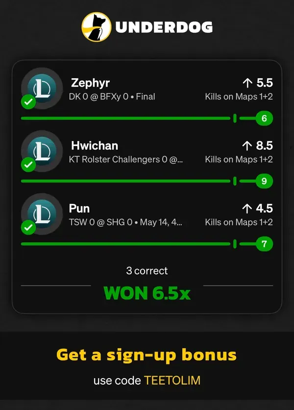 Member winning slip