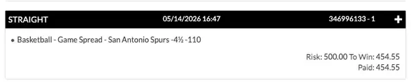Member winning slip