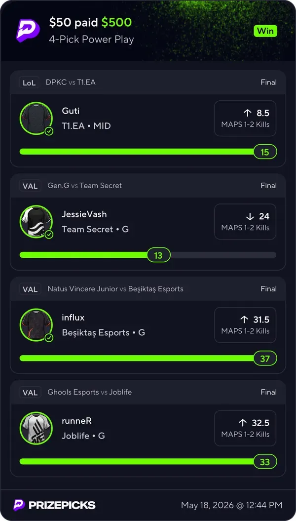 Member winning slip