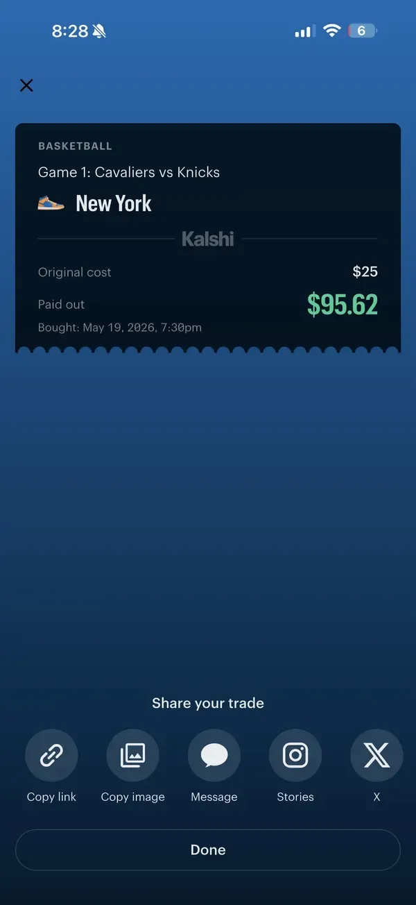 Member winning slip