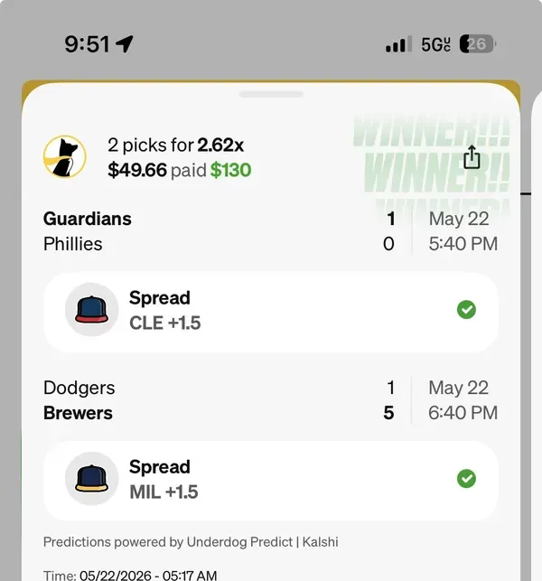 Member winning slip