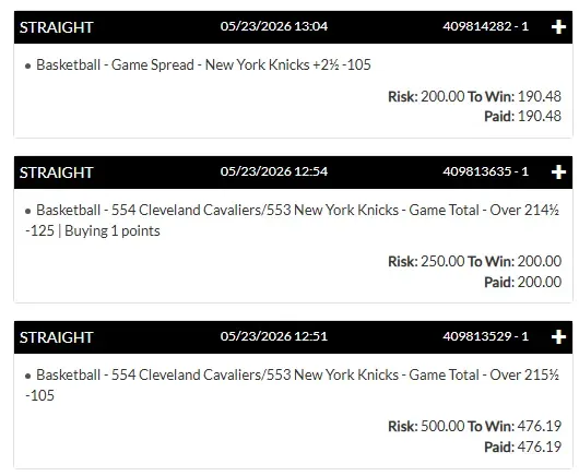 Member winning slip