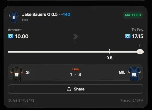 Member winning slip