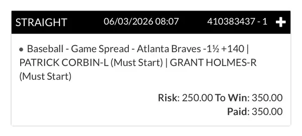 Member winning slip