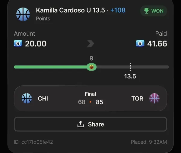 Member winning slip