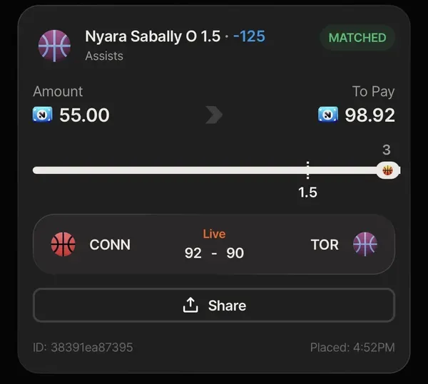 Member winning slip