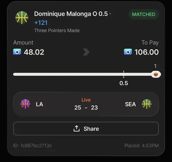 Member winning slip