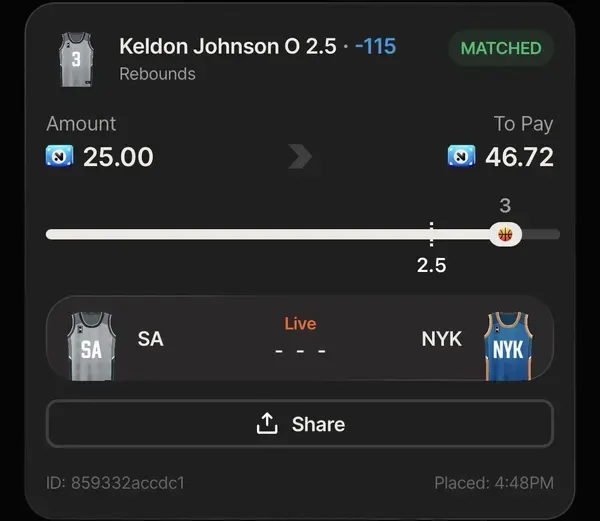 Member winning slip