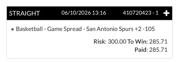 Member winning slip