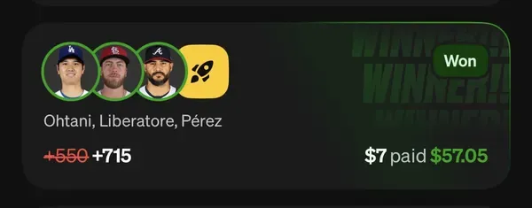 Member winning slip
