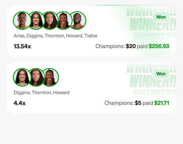 Member winning slip