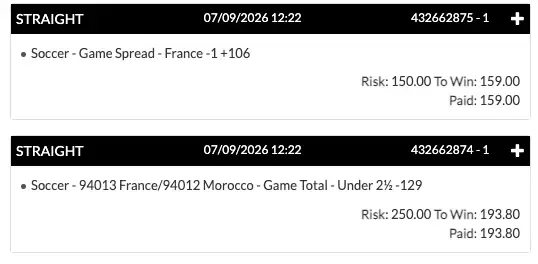 Member winning slip