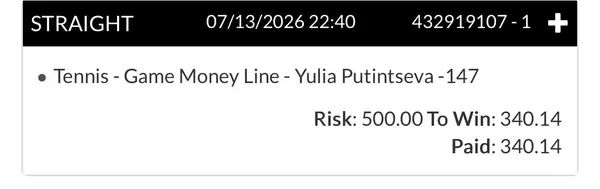Member winning slip
